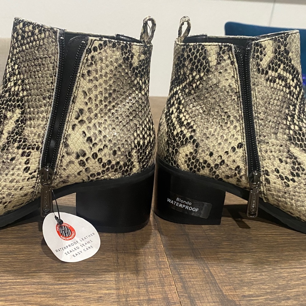 Blondo Snake Print Boots with Black Accents - Picture 6 of 17